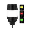 Modbus RTU Audible and Visual Alarm with 3 Color Signal Light3-for Workshop Machines and Industrial Equipment