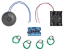 USB Sound Module (Multi Sound Files per Button) with Buttons, Speaker and Battery Box