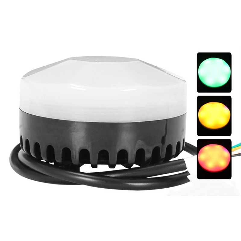 Modbus RTU Audible and Visual Alarm with 3 Color Signal Light