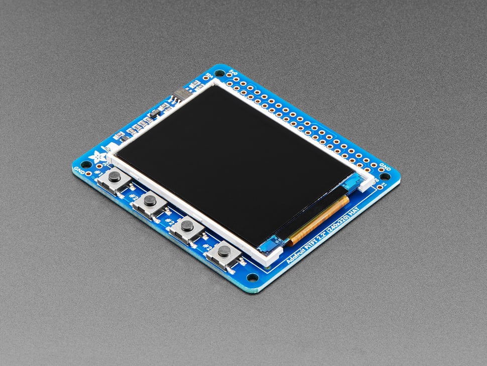 [ADA-2315] Adafruit PiTFT 2.2" HAT Mini Kit - 320x240 2.2" TFT - No Touch