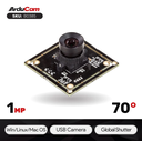 Arducam B0385 100fps Global Shutter Color USB Camera Board, 1MP OV9782 UVC Webcam Module -WITHOUT lens, lens holder, cable and Microphone