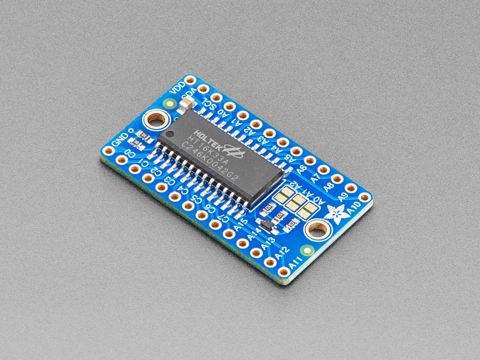 Adafruit 16x8 LED Matrix Driver Backpack - HT16K33 Breakout