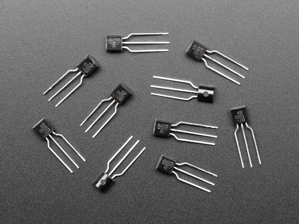 NPN Bipolar Transistors (PN2222) - 10 pack
