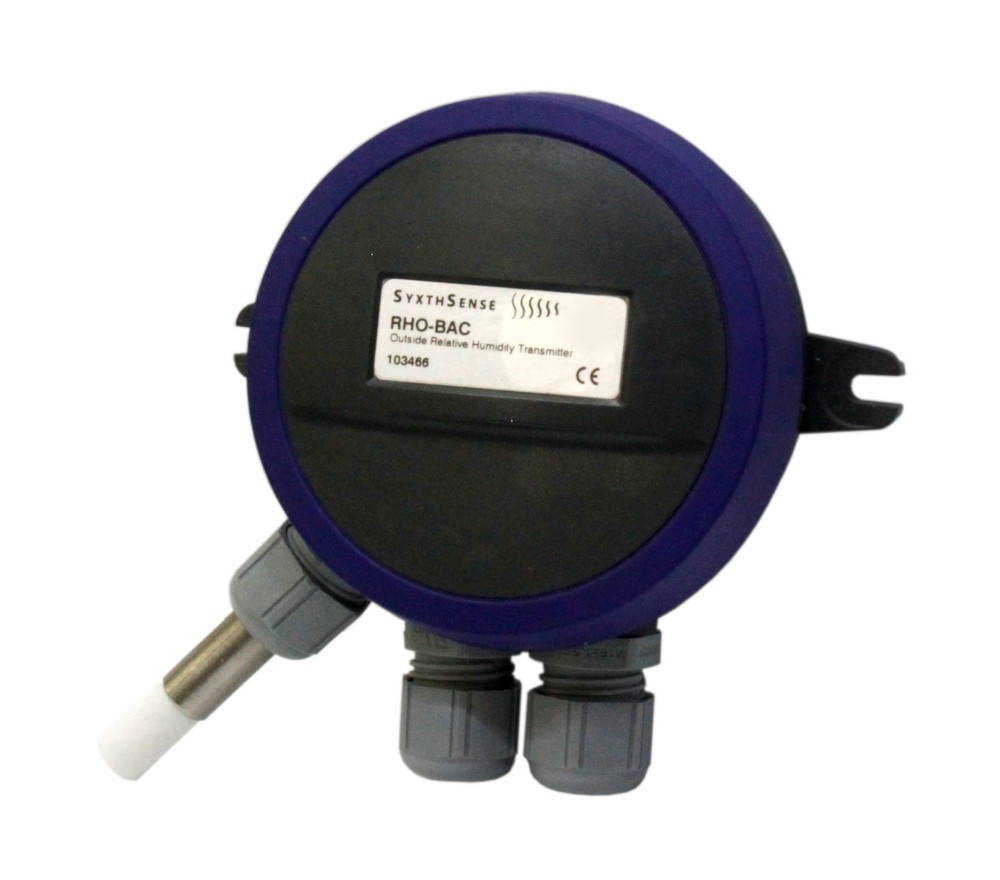 Outside Wall Mount Temperature and Humidity Transmitter with BACnet MS/TP Comms