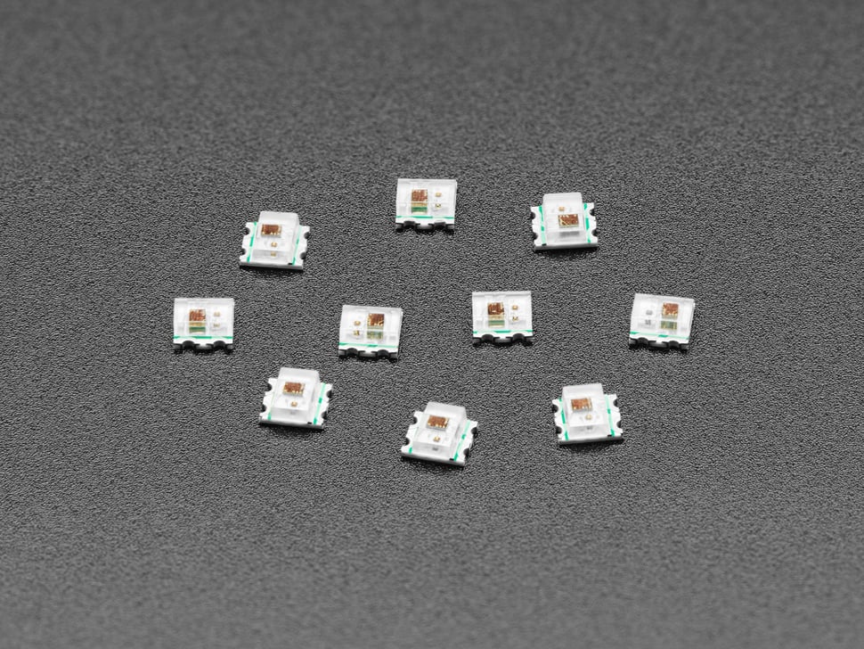 NeoPixel Nano 2020 RGB LEDs - 10-pack - WS2812B