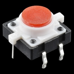[COM-10442] LED Tactile Button - Red