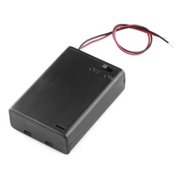 [PRT-10891] Battery Holder 3xAA with Cover and Switch