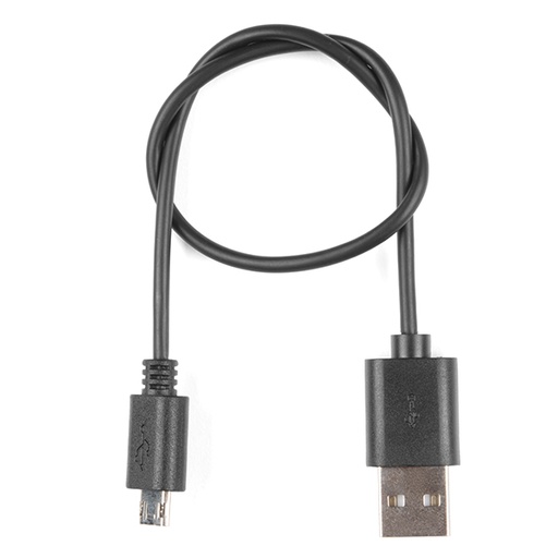 Reversible USB A to Reversible Micro-B Cable - 0.3m