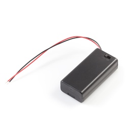 [PRT-09547] Battery Holder 2xAA with Cover and Switch