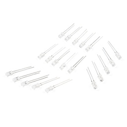 [COM-14977] LED - Assorted with Resistor 5mm (20 pack)