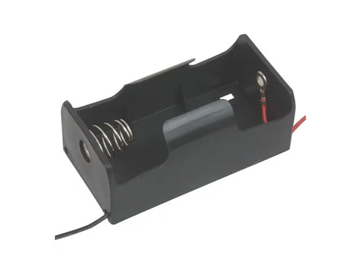 1x D Battery Holder with 6&quot; Wires