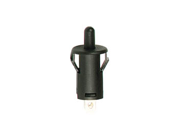 PUSH-BUTTON SWITCH ON-(OFF) BLACK 2A - 250V