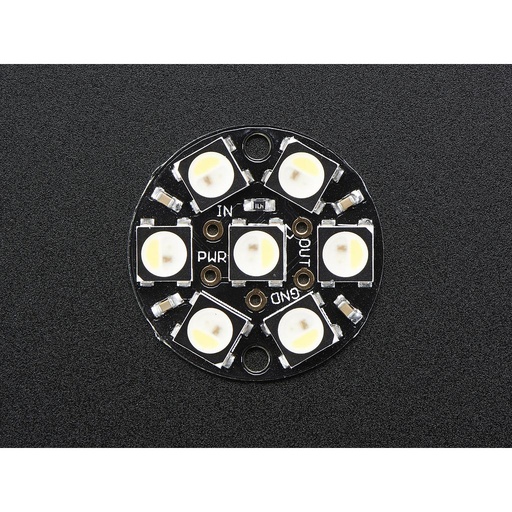 [ADA-2860] NeoPixel Jewel - 7 x 5050 RGBW LED w/ Integrated Drivers - Cool White - ~6000K