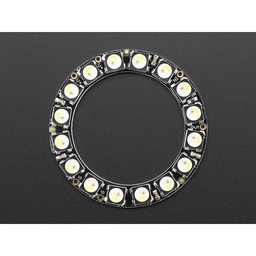 [ADA-2855] NeoPixel Ring - 16 x 5050 RGBW LEDs w/ Integrated Drivers - Natural White - ~4500K