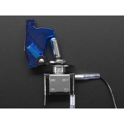 [ADA-3306] Illuminated Toggle Switch with Cover - Blue
