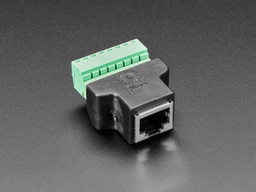 [ADA-4981] RJ-45 Terminal Block to Ethernet Socket Adapter