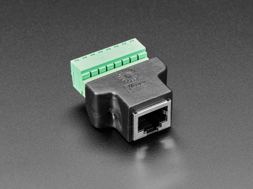RJ-45 Terminal Block to Ethernet Socket Adapter