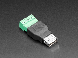 [ADA-3629] USB-A Female Socket to 5-pin Terminal Block