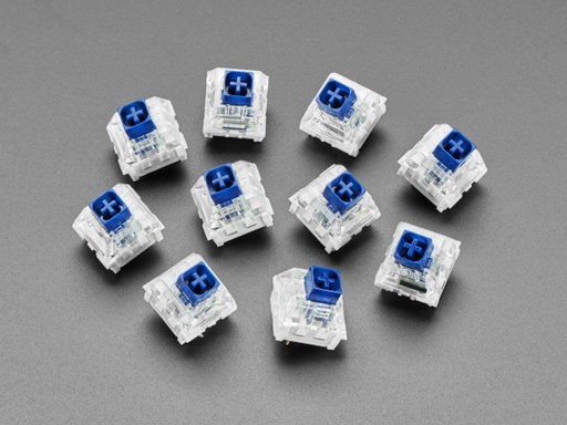 Kailh Mechanical Key Switches - Clicky Navy Blue - 10 pack - Cherry MX Compatible