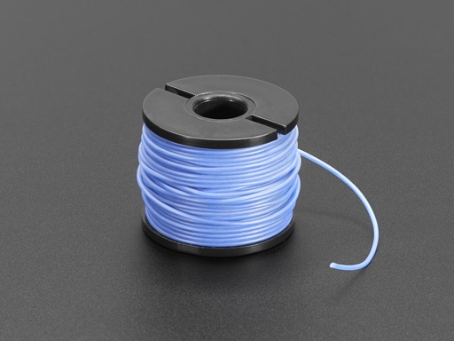 [ADA-3166] Silicone Cover Stranded-Core Wire - 50ft 30AWG Blue