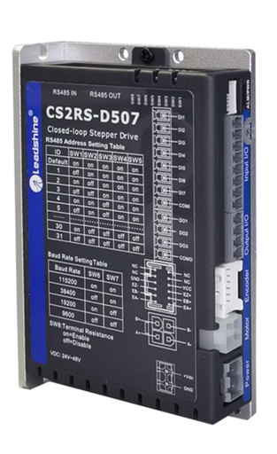 [SMC-024] CS2RS-D507, 7.0 A, MODBUS Control Closed-Loop Stepper Driver