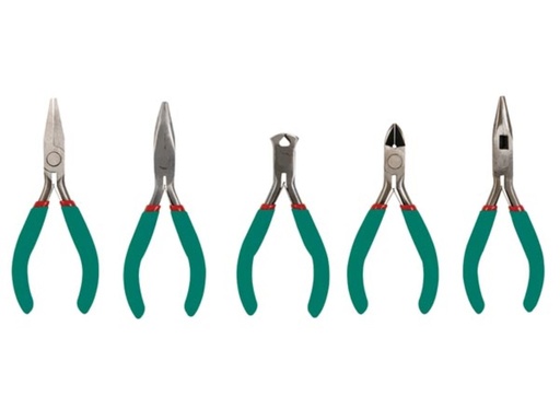 [VTSETN] Set of 5 precision pliers, for professional and hobby use