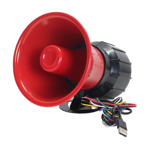 [FN-A503] 30Watts Programmable MP3 Siren Horn with 4 Triggers