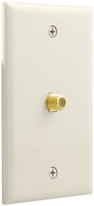 AXIS 7950 F-Jack Wall Plate (Ivory)