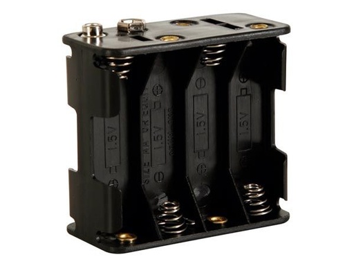 Battery Holder for 8 x AA-Cell (w/ Snap Terminals)