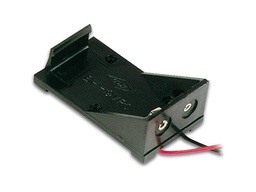 [BH9V] Battery Holder for 1 x 9V Cell (w/ Leads)
