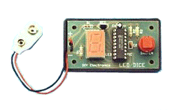 [CPS69] Single LED Dice Using PIC16C54 Kit (Kit)