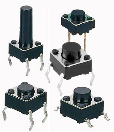 Tactile PCB Switch Knob height 4.1mm | Electronics123