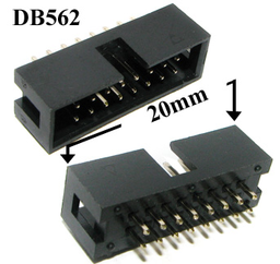 [DB562] IDC Box 16 Pin Plug Dual Row PCB mount