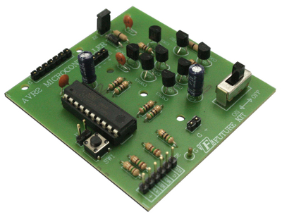FA1110C: AVR2 Obstacle-Avoiding Robot Controller (Assembled)