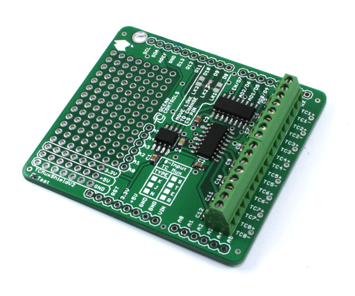 Arduino Thermocouple Multiplexer Shield (J - MAX31855J) No Headers