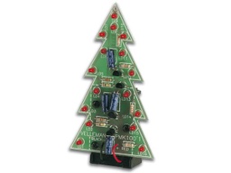 [WSSA100] Electronic Christmas Tree with 16 Blinking LEDs (Kit)
