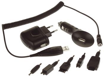 [PSSMV11U] 3-IN-1 USB Charger Set