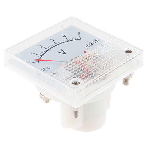 [TOL-10285] Analog Panel Meter - 0 to 5 VDC