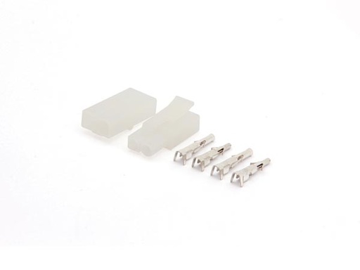Wire to Wire Connector Set 6.2 mm / 0.24&quot; 1 x 2 Poles