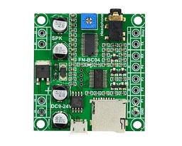 [FN-BC04] 4 Buttons Triggered MP3 Player Board with 10W Amplifier and Solder Pads