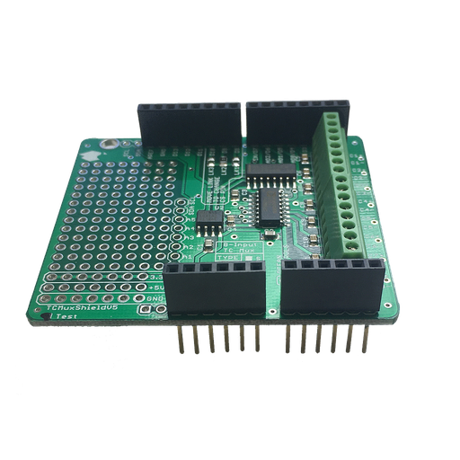 [KTA-259J-TBA] Arduino Thermocouple Multiplexer Shield (J - MAX31855J) (With Headers)