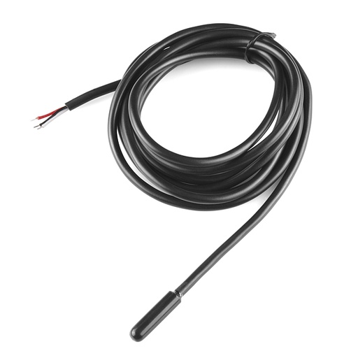 [SEN-11050] Temperature Sensor - Waterproof (DS18B20) with 6 ft wire