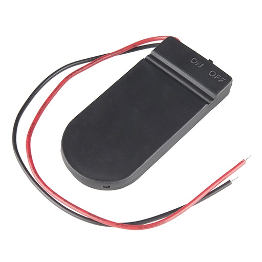 [PRT-12618] Coin Cell Battery Holder - 2xCR2032 (Enclosed)